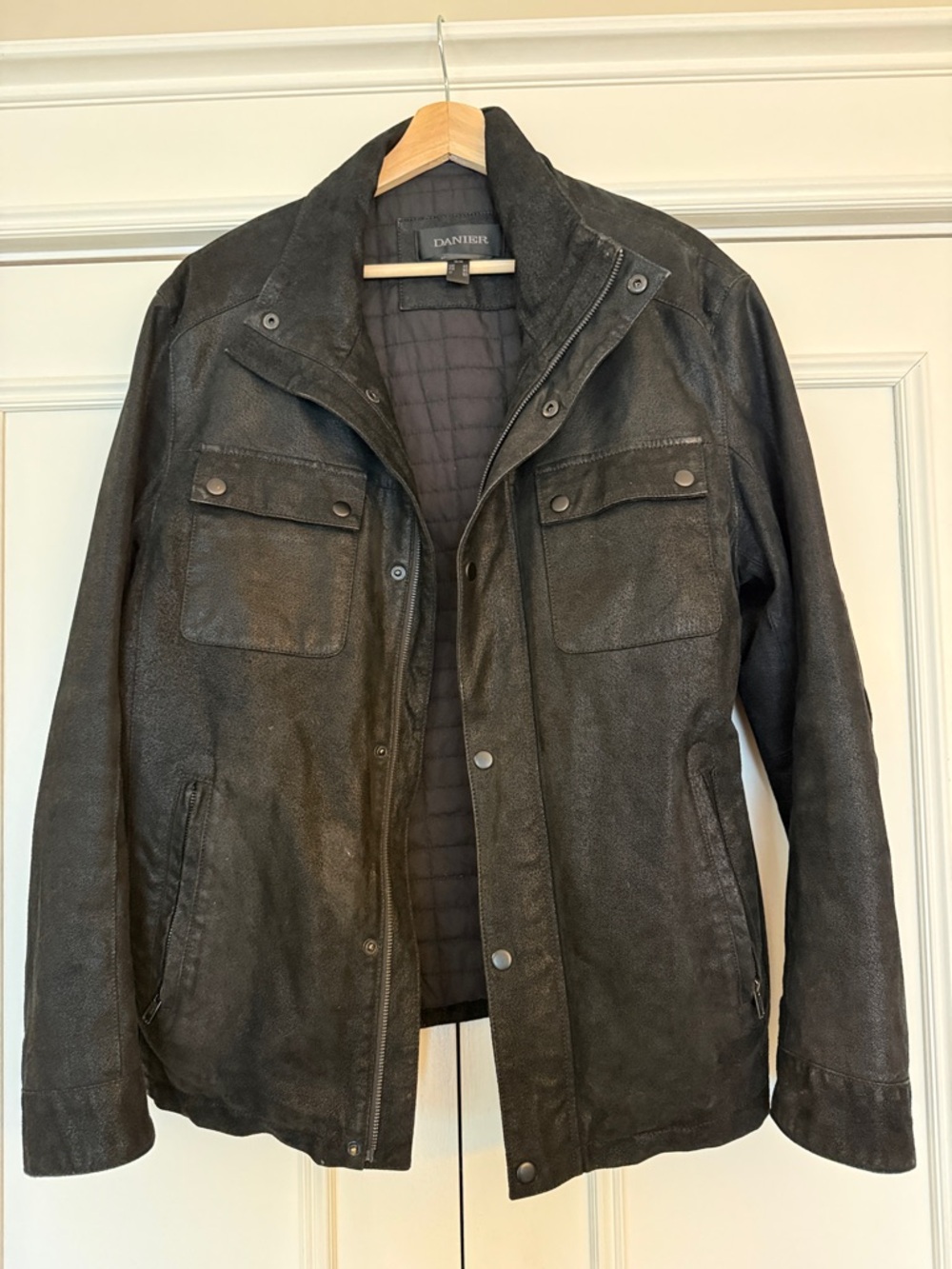 Danier Black Leather Jacket